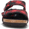 Birkenstock Arizona Shearling - Plaid Red - SIZE 7 WOMEN - PLAID RED Like New