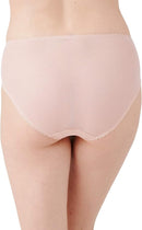 WACOAL RETRO CHIC HI-CUT PANTIES WITH CHANTILLY LACE SIZE: WOMEN XL - ROSE DUST - Brand New