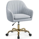 BESTERA VANITY CHAIR WITH WHEELS, P10J - GRAY - Like New