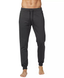 BLU ROCK MEN'S SLIM-FIT TECH JOGGERS ZIPPER POCKETS SWEATPANTS- SIZE: XL - BLACK - Brand New