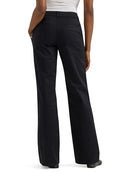 112354599 LEE WRINKLE FREE MID RISE BOOTCUT PANT SIZE 16 UNION-ALL BLACK - Like New