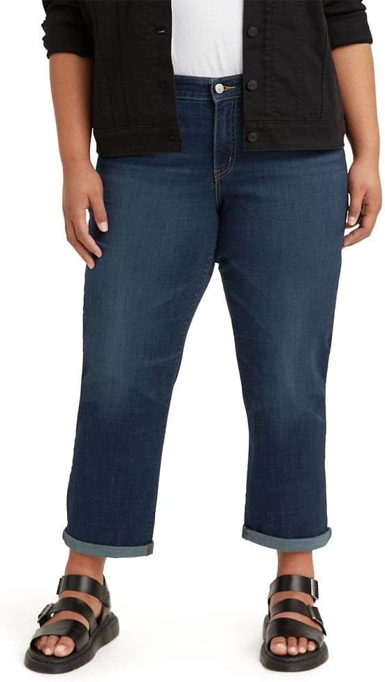LEVI’S LEVI'S WOMEN'S NEW BOYFRIEND JEANS SIZE: WOMEN 20 W - COBALT LAYER - Brand New