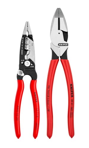 Knipex 2 Pc Electrical Set (9K0080148US) - RED - Like New