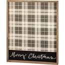 Primitives by Kathy 108433 Merry Christmas Shadow Box - 30" Length - NEW - Brand New