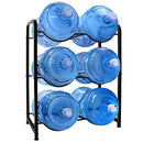 Iococee 5 Gallon Water Jug Rack, 3-Tier Water Bottle Holder Storage Rack - Brand New