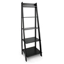 ADEPTUS JELA SOLID WOOD SPLIT 5 SHELF LADDER 95078 - BLACK - Like New