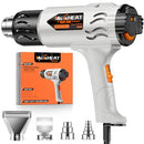 MAXXHEAT HEAT GUN - COOL MODE 100℉~1200℉ WITH DUAL FUSES HOT AIR GUN - ORANGE - Like New