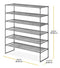 Whitmor Spacemaker 6-Tier Shelves, Gunmetal - Like New