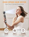 IBAYS HAIR DRYER BRUSH 6 IN 1 HOT AIR STYLER, 110,000 RPM, CURLING - BLACK - Like New