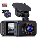 E-YEEGER DASH CAM FRONT AND REAR, 2.5K DUAL DASH CAMERA FOR CARS, 2560P - BLACK - Like New