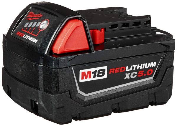 MILWAUKEE 48-11-1850 M18 REDLITHIUM 5.0AH BAT PACK - BLACK - Scratch & Dent
