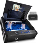 SafeArms Biometric Gun Safe 2 Handgun Safe Quick Access B08XQJDPQ2 - Black - Like New