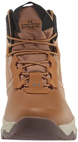UNDER ARMOUR MEN'S STELLAR G2 6" MILITARY BOOT - SIZE: 10 - BROWN/WHITE - Like New