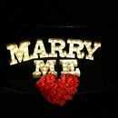 Marquee Letter Lights, 1000 PCS Red Silk Roses Light Up Letter - B08L4BYDDL - Like New