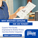 BROTHER® GENUINE TN730 BLACK TONER CARTRIDGE, STANDARD YIELD, SINGLE PACK - Brand New