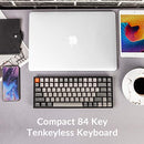 KEYCHRON K2 75% LAYOUT RGB BLUETOOTH WIRED SWITCH/ANTI GHOSTING 84 KEYS BROWN - Like New