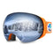 VANRORA Ski Goggles, Frameless Interchangeable Lens, Anti Fog, Orange/Gray - Like New
