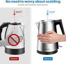 Secura Electric Kettle Water Boiler 1.5L Cordless K15-F1E - Stainless Steel Like New