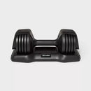 ALL IN MOTION ADJUSTABLE DUMBBELL 25LBS STEEL & PLASTIC, SINGLE PIECE - BLACK - Like New