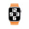 APPLE WATCH BRAIDED SOLO LOOP 45MM - SIZE 10 - BRIGHT ORANGE - Like New