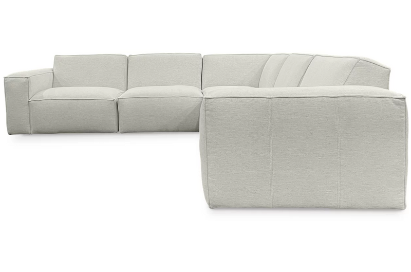 Ashley Wilclaire 5-Piece Sectional Couch 122.0W X 3.50H X 122.0D - Natural New