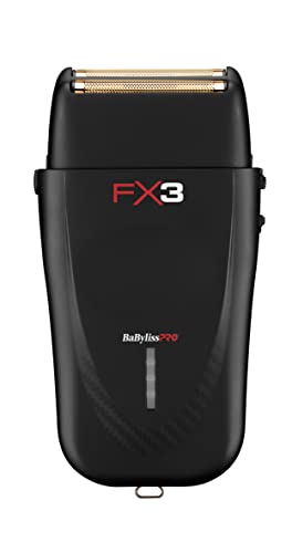 BABYLISSPRO FX3 PROFESSIONAL HIGH-SPEED FOIL SHAVER FXX3SB - BLACK - Like New