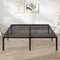 NOVILLA QUEEN BED FRAME 14 INCH METAL PLATFORM N-F10013-Q-BK - BLACK - Like New
