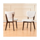 KERDOM - CLASSIC DINING CHAIRS 2PCS - BEIGE - Like New