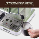 Neretva 15 Bar Espresso Coffee Machine Milk Frother PE3690U - Light Green - Like New