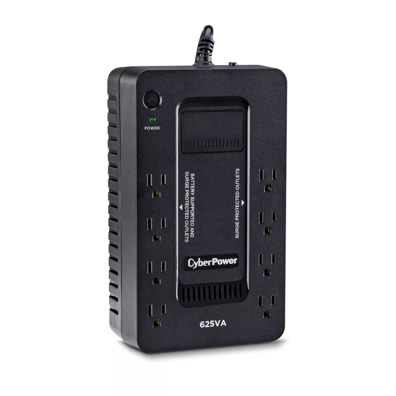 CYBERPOWER XC625-R 625VA/375W 8 OUTLETS UPS - BLACK - Like New