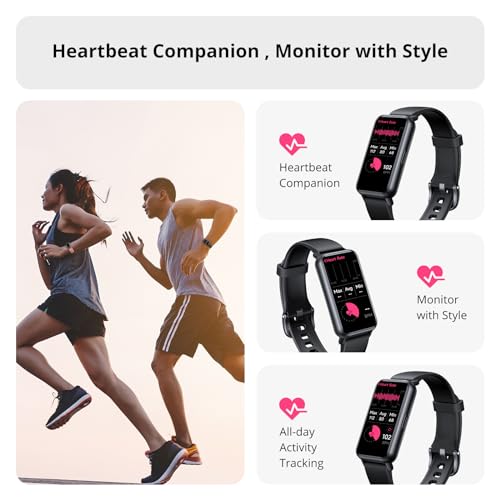 AKAGEAR FITNESS ACTIVITY TRACKER SLEEP BLOOD OXYGEN MONITORING 5ATM - BLACK - Like New