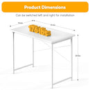 HEALSMART HOME OFFICE COMPUTER DESK MODERN HEADPHONE HOOKS 32" - WHITE - Like New