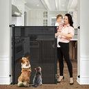 STCOCKIS 48 TALL PET GATE CATS, 55" WIDE RETRACTABLE GATE - Scratch & Dent