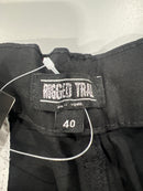 RUGGED TRAIL NEW YORK 2 CARGO POCKETS 4 WAY FLEXIBLE STRETCH - SIZE: 40 - BLACK - Brand New