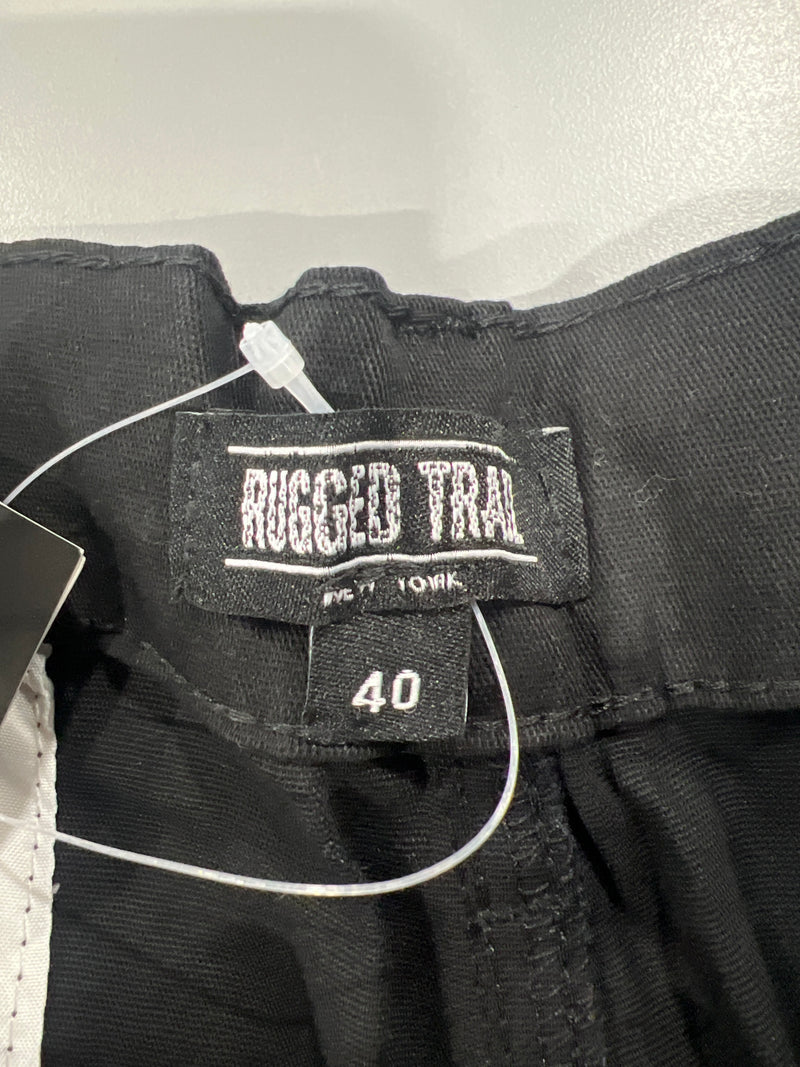 RUGGED TRAIL NEW YORK 2 CARGO POCKETS 4 WAY FLEXIBLE STRETCH - SIZE: 40 - BLACK - Brand New