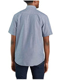 TW4369 Carhartt Men's Fort Loose SS Shirt, Denim Blue Chambray, 3X-Large Tall - Brand New