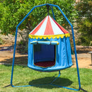 FITNESS REALITY KIDS HANGING PLAY TENT AND SUPPORT STAND - MULTI - Like New