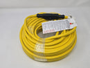 HBN 100FT OUTDOOR ELECTRIC CORD FOR LAWN & GARDEN SJTW-12AWG/3C - YELLOW - Like New