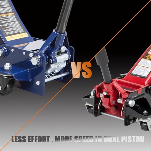 TCE CE ATZ830026XU-2 ULTRA LOW PROFILE FLOOR JACK: 3 Ton - BLUE - Like New