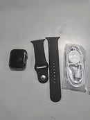 APPLE WATCH SERIES 4 NIKE (GPS) 44MM SPACE GRAY ALUMINUM CASE BLACK SPORT BAND - Like New