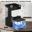 TOLIFE DEHUMIDIFIER FOR BEDROOM, 95 OZ WATER TANK, (950 SQ.FT) QUIET - BLACK - Like New