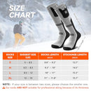 WASOTO HEATED SOCKS 9V VOLTAGE 3000MAH BATTERY RECHARGEABLE WASHABLE - M - GRAY - Like New