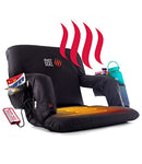 POP DESIGN HOT SEAT HEATED STADIUM SEAT FOR BLEACHERS BACK SUPPORT - BLACK - Like New