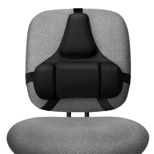 FELLOWES PROFESSIONAL SERIES BACK SUPPORT, BLACK (8037601) - BLACK - Like New