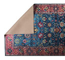 Mylife Rugs Vintage Non Slip Washable Area Rug 3'x5' - Blue Hot Pink - Brand New