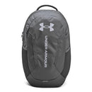 Under Armour Unisex Hustle 6.0 Backpack Castlerock/Steel - PHYSICAL DAMAGE - Brand New