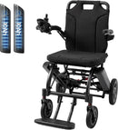 TIVARO 33-POUND ULTRA-LIGHTWEIGHT FOLDING ELECTRIC WHEELCHAIR TIVARO - BLACK - Like New