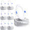 Ensenior 6 Pack 4 Inch LED Recessed Light, Dimmable, 3000K Warm White W750LM - Like New