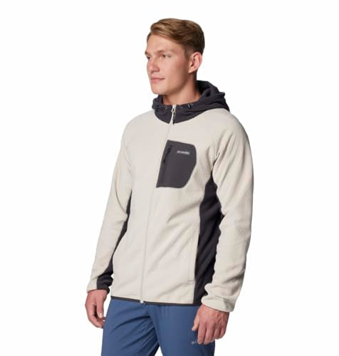 COLUMBIA MEN'S OUTDOOR TRACKS HOODED FULL II DARK STONE/SHARK S - Brand New