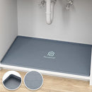 PANDATOP UNDER SINK MAT, 28" X 22" SILICONE KITCHEN CABINET TRAY - GRAY - Like New